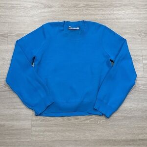 3 for $15 cocurata vision guest Blue crewneck Sweater